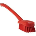 thumbnail image 1 of Vikan Long Handle Utility Brush- Medium - Red (1 Unit), 1 of 1