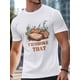 thumbnail image 3 of Camisetas retro de manga corta con jamón delicioso para hombre, cuello redondo, barbacoa, palabras divertidas., 3 of 8
