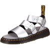 Dr. Martens Mens Vegan Gryphon Sandals 11 Women/10 Men Silver