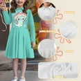 thumbnail image 6 of DISNIMO Axolotl Dress Girls Mushroom Dress Kids Collared Dress Child Twirling Dresses for Girls 7-8 Years Old Girl Skater Dress Girls Swing Dress Button Down Dress Girls Midi Length Dress Clothes, 6 of 7
