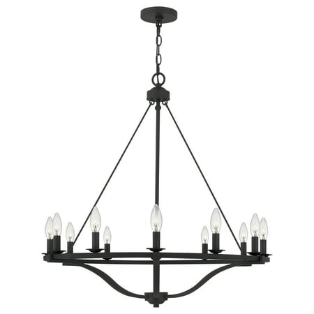 

Ashley Harbour Bates 12-Light Matte Black Chandelier
