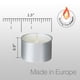 thumbnail image 2 of Velas Tealight HomeLights, paquete de 100 unidades, 8 horas, sin perfume, color blanco, 2 of 5