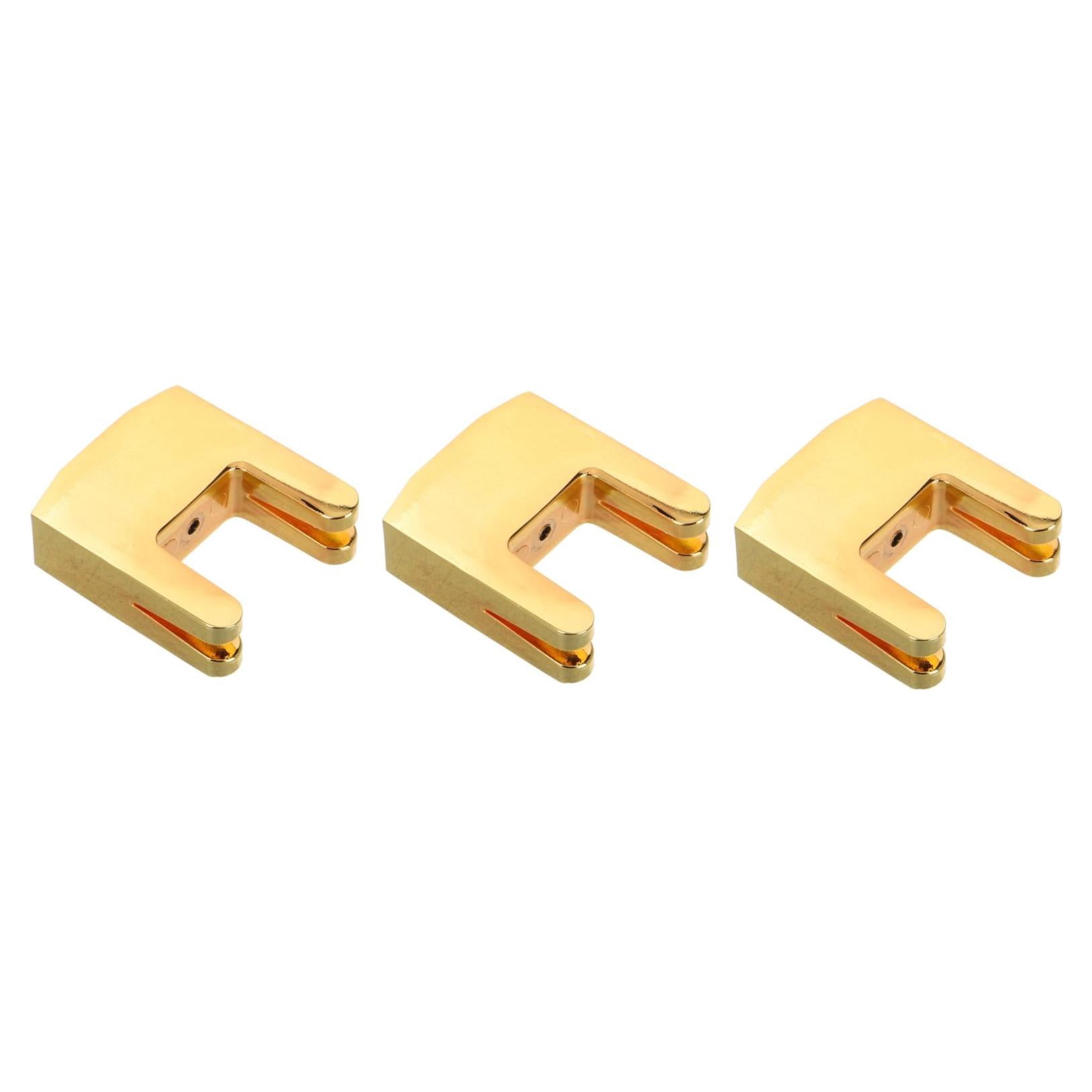 Raindrops Golden Alloy Violin & Cello Practice Mute Muffler 3 Pieces Easy to Install for Quiet Playing