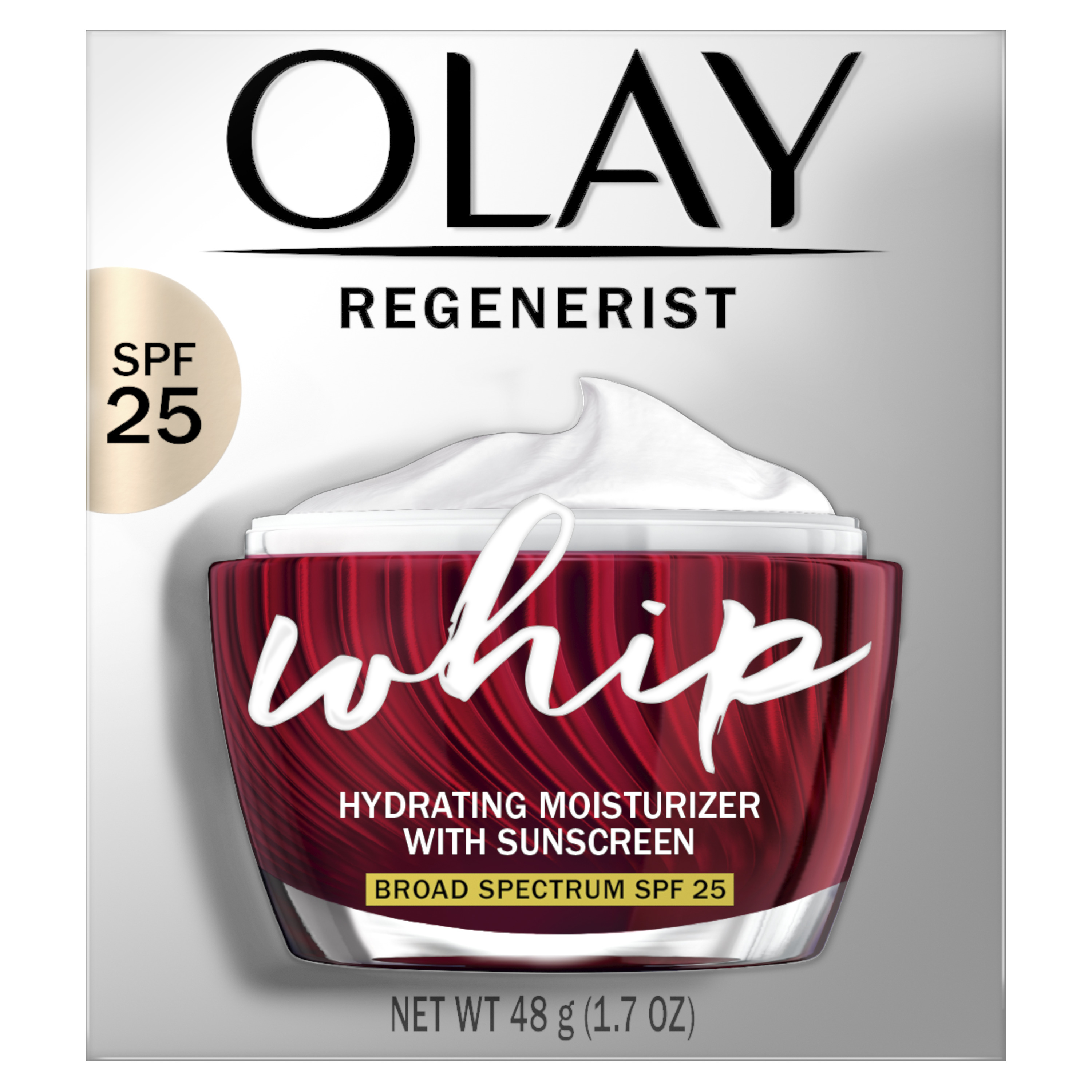 Olay Skincare Regenerist Whip Facial Moisturizer with SPF 25 Sun Protection, 1.7 oz - image 9 of 11
