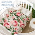 thumbnail image 2 of Rose Throw Blanket for Kids Small Spring Summer Floral Blanket Girls Boys Child Baby Bed Soft Fuzzy Plush Fleece Blanket Pink Flower Couch Sofa Decorative Blanket 40x50, 2 of 6