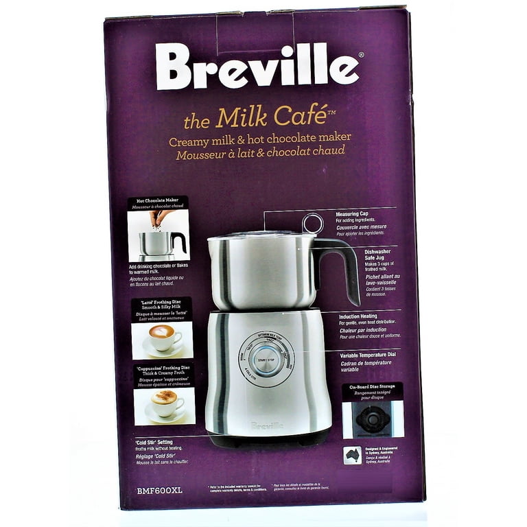 Breville BMF600XL Milk Cafe Frother, Latte, Hot Chocolate