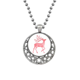 thumbnail image 1 of La UICN animales en peligro de extincion Rojo ciervo Sika Collares Colgante Retro Moon Stars Jewelry Unbranded M, 1 of 3