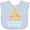 AE-Light Blue, variant on Inktastic Great Auntie Loves Me Giraffe Girls Baby Bib