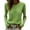 Green, variant on St. Patrick's Day Sweaters for Women Trendy Shamrock Embroidered Cable Knit Crewneck Sweatshirts Cozy Comfy Irish Loose Tops