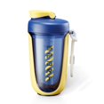 thumbnail image 1 of Boieioe Vasos mezcladores para batidos de proteínas Botella mezcladora de proteínas de 20 oz, a prueba de fugas, el mezclador perfecto para el gimnasio, botella pre-entrenamiento, vaso coctelera, bati, 1 of 5