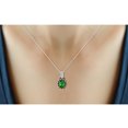 thumbnail image 6 of JewelersClub 4 3/4 Carat T.G.W. Chrome Diopside And Black & White Diamond Accent Sterling Silver 3-Piece Jewelry set, 6 of 7
