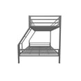 Novogratz Maxwell TwinOverFull Metal Bunk Bed with Ladder and