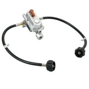 Automatic Dual-Tank 2-Stage RV Propane Regulator with 2 x 18" Pigtail Hoses  Seamless Gas Changeover for Trailers, Campers, Motorhomes