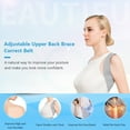 thumbnail image 2 of Graflsoa WT-Z26 Unisex Posture Corrector Belt, Grey, Size S, Adjustable for Chest 71-81cm, EVA & PE Material, 2 of 6