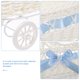 thumbnail image 4 of Cesta tejida con forma de carrito, cesta de dulces para baby shower, cesta de recuerdos, cesta de flores, decoración, 4 of 7