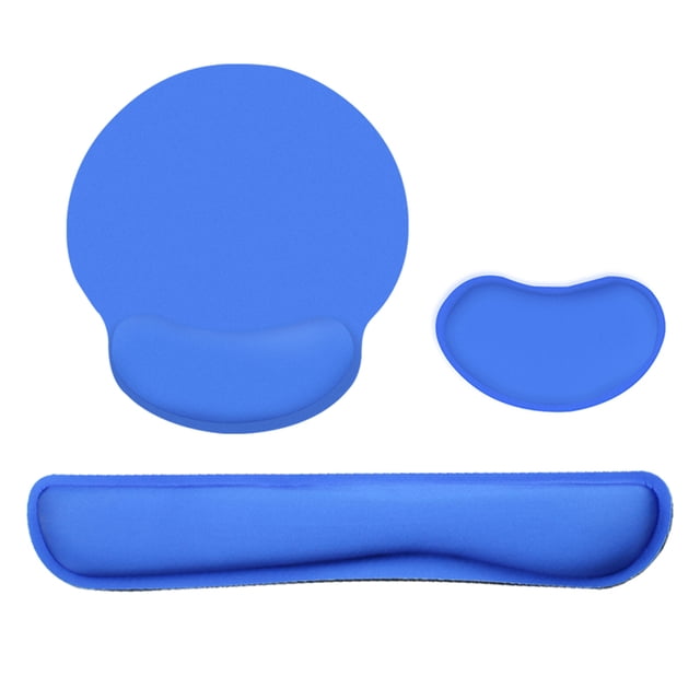 Mistaha Ergonomic Memory Foam Keyboard Wrist Rest Mouse Wrist Rest Mouse Pad Set with Lycra