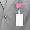 thumbnail image 4 of Retractable Badge Reel, Cute 4pcs ID Name Badge Holder  for Doctor for Student, 4 of 8