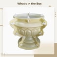 thumbnail image 5 of Round Flower Planter Mold, Plastic Concrete and Clay Succulent Planter Mold, Flower Pot Mold with 3D Pattern, Smooth Surface, Includes Clips for Easy Assembly, Perfect for DIY Garden Pots, 5 of 5