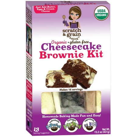 - Organic Gluten-Free Cheesecake Brownie Kit, 15.2oz