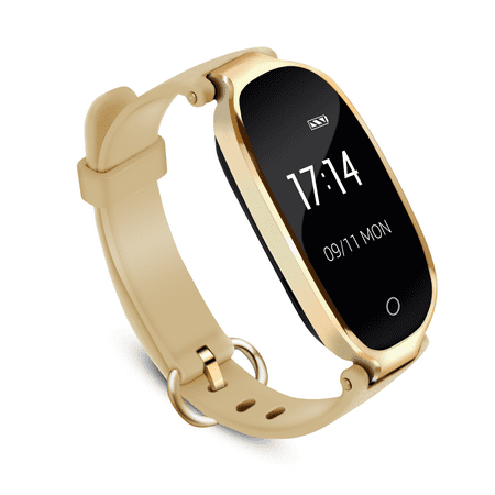 Ladies Heart Watch (AGPTEK Waterproof Heart Rate Monitor Lady Smart Watch Swimming Fitness Bracelet Health Tracker Activity Wristband)