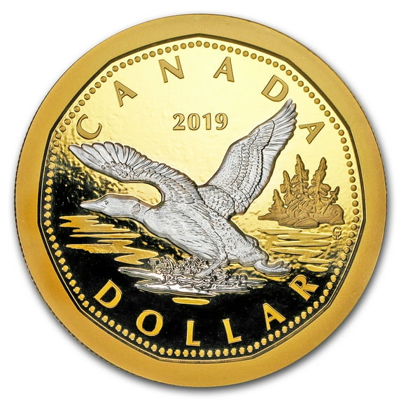 2019 Canada 5 oz Silver $1 Big Coin Series Loon (Dollar)