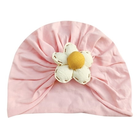 

Zlekejiko Baby Hat Toddler Baby Boys Girls Cap Flower Elastics Turban Hat
