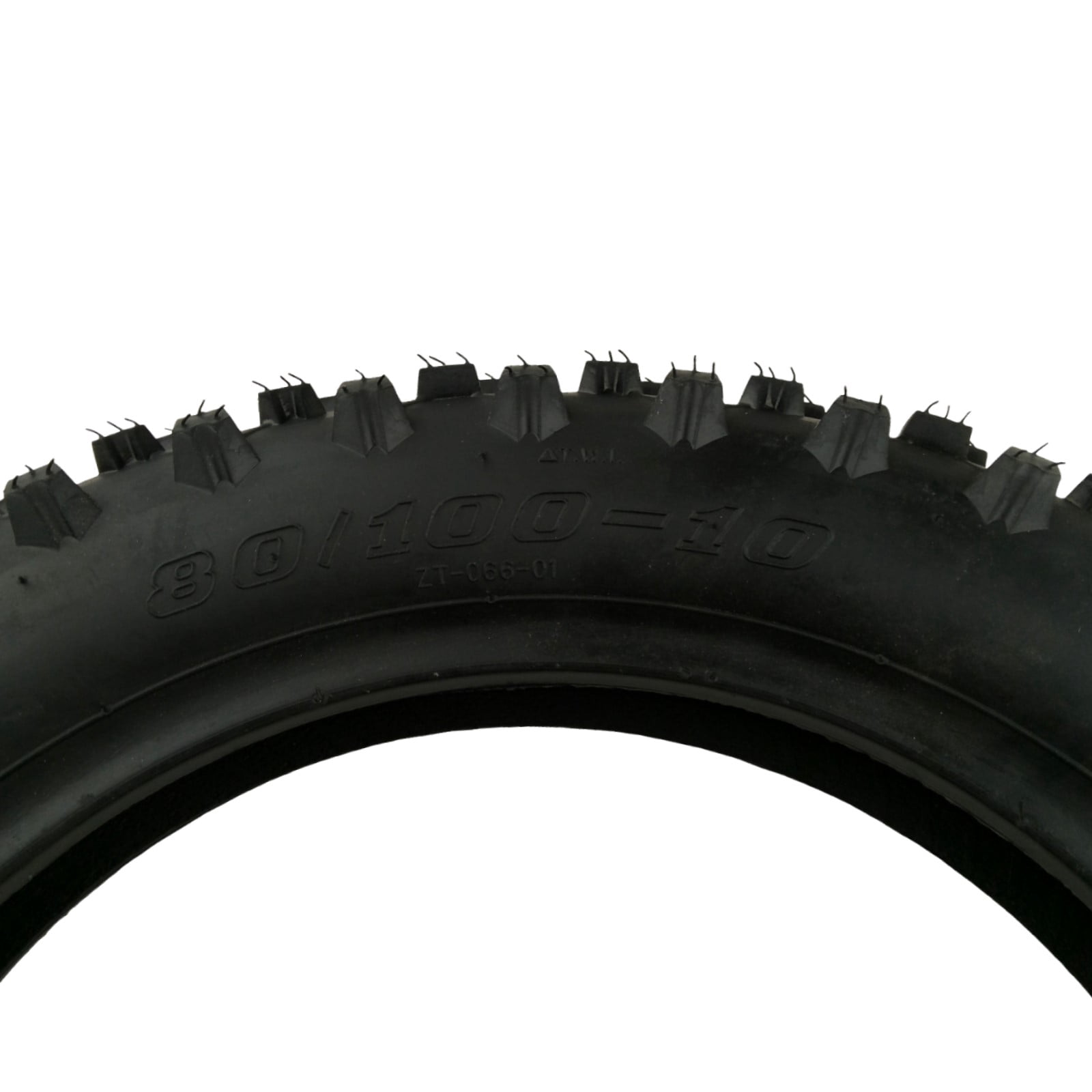 Fixrightpro 2.50-10 Off Road Tread Dirt Bike Tire & Inner Tube Front/Rear, 1x tire 1x tube