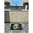 thumbnail image 3 of Halloween Scary French Bulldog Cream Machine Washable Memory Foam Mat, 3 of 4