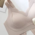 thumbnail image 5 of Yutgune Bras for Women Wireless Seamless Tshirt Bras for Women Soft Scalloped Everyday Bralette, 5 of 6
