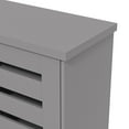 thumbnail image 6 of Home Furniture Indoor or Outdoor 27.4"H X 45.6"W Cool Grey Wood Shoe Cabinet with Ultrafast Assembly, 6 of 7