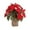 Multicolor, variant on Christmas Poinsettia Table Decoration – Artificial Pine Cone & Berry Centerpiece – 11.8” Faux Floral Desktop Arrangement for Holiday, Home & Office Decor
