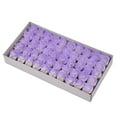 thumbnail image 2 of Ramo de flores de jabón de rosas artificiales | Flores de jabón decorativas | Caja de regalo con cabeza de rosa azul triturada | Decoración floral fragante para la limpieza del hogar, 2 of 6
