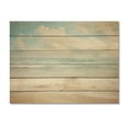 thumbnail image 3 of Designart "Simplicity Beach Landscape V" Nautical & Beach Print on Natural Pine Wood, 3 of 5