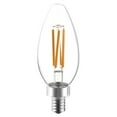 thumbnail image 2 of GE Reveal LED Light Bulbs, Candle Lights, 60 Watts, Clear Decorative B11 Bulbs, Small Base 2 Pack, 2 of 9