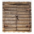 thumbnail image 3 of Ambesonne Rustic Shower Curtain, Abandoned Vintage Farm, 69"Wx70"L, Brown, 3 of 5