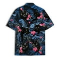 thumbnail image 3 of Funny Tropical Cat Hawaiian Shirts for Men Summer Beach Cats Button Down Mens Casual Hawaiian Shirts Short Sleeve 2, 3 of 7