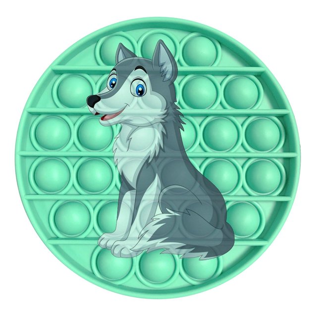 Juguete sensorial HUOGUO Push Bubble Fidget para aliviar el estrés del autismo
