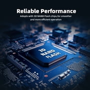 KingSpec NE 1TB M.2 NVMe Gen3x4 SSD 2280 - Up to 2400MB/s, 3D NAND Flash Internal Solid State Drive Compatible with Desktop and Laptop