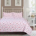 thumbnail image 2 of Draps de Lit en Flanelle 160 Grammes Draps et Taies d'Oreiller Super Doux Entretien Facile - 3 Pcs - Flocons Rouges, Simple TG, 2 of 8