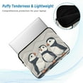 thumbnail image 2 of FORMRS 13"-13.3" Laptop Sleeve Protective Case Soft Carrying Quilted Computer Bag Cover, Cute Puffin, 2 of 7