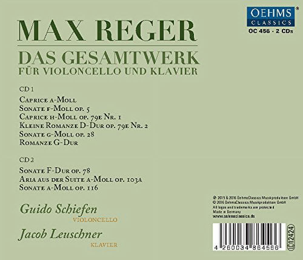 Reger / Schiefen / Leuschner - Max Reger: Das Gesamtwerk - Music & Performance - CD