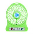 thumbnail image 3 of Portable Rechargeable LED Light Fan Air Cooler Mini Desk USB 18650 Battery Fan, 3 of 4