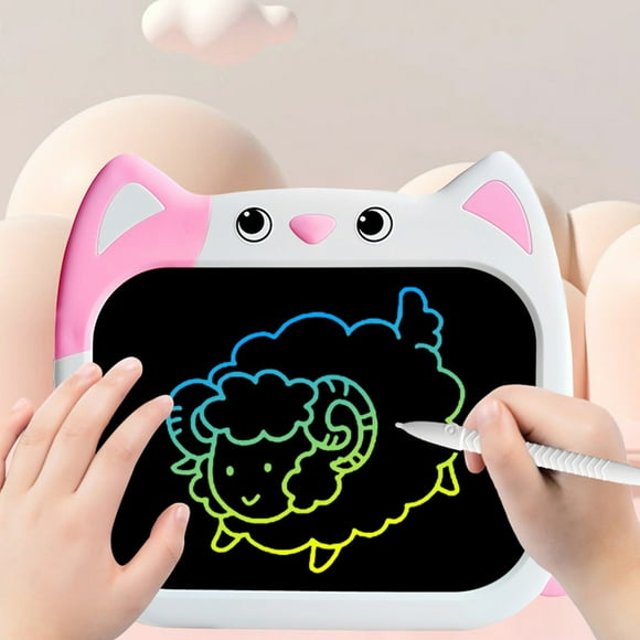 Agiferg Educational Toys Montessori Learning Toys, Educational 10 Inch LCD Drawing Pad for Reusable Writing Board with Pen Portable Handwriting Screen Enhances Fine Motor Skill
