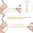 thumbnail image 4 of MAINYU 4 Pack Bed Sheet Holder Straps Criss-Cross Sheets Stays Suspenders Keeping Fitted Or Flat Bedsheet in Place for Twin Queen King Mattress Holders Elastic Clips Grippers Fastener Garters Bands, 4 of 7