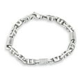thumbnail image 2 of Pompeii Men's 14k Gold (30gram) or Platinum (57gram) 6.5mm Link Bracelet 8.5" (,), 2 of 2