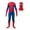 Red, variant on Boys Spider Superhero Cosplay Bodysuit, Full Body Stretch Long Sleeve Zentai Jumpsuit with Mask for Halloween Party, Red, 130