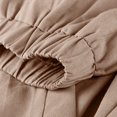 thumbnail image 4 of Coloody Women's Plus Size Boho Baggy Cropped Harem Pants with Pockets, Linen, 4 of 6