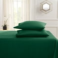 thumbnail image 4 of Empyrean Bedding  18"-24" Extra Deep Pocket Sheets Set - Ultra Soft Luxury Bed Sheet Set Twin XL - Hunter Green, 4 of 9