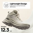 thumbnail image 2 of NORTIV 8 Women's Lightweight Hiking Boots Waterproof Trekking for Outdoor Wide Width, 2 of 6