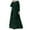 Green, variant on Elegant Women's Long Sleeve Button Down Abaya Casual Dress Dubai Fashion Outerwear